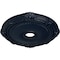 Ekena Millwork Heaton Ceiling Medallion (Canopies up to 6 1/2"), 27 1/2"OD x 3 7/8"ID x 2 1/4"P, Midnight Dream CM27HEMDF - alternate 4